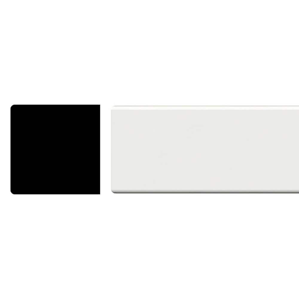 Ekena Millwork 5/8 in. x 5/8 in. x 96 in. Stop Moulding, PVC (12-Pack)