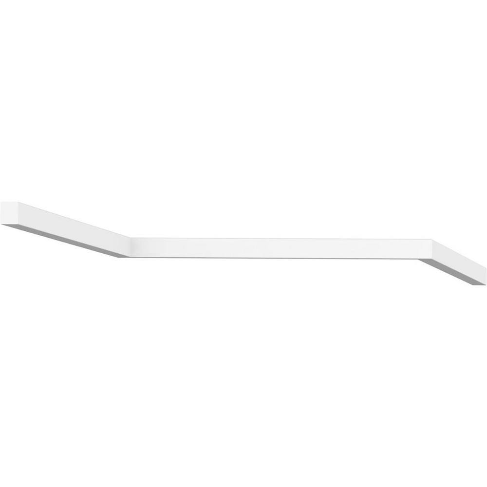 Ekena Millwork 5/8 in. x 5/8 in. x 96 in. Stop Moulding, PVC (20-Pack)