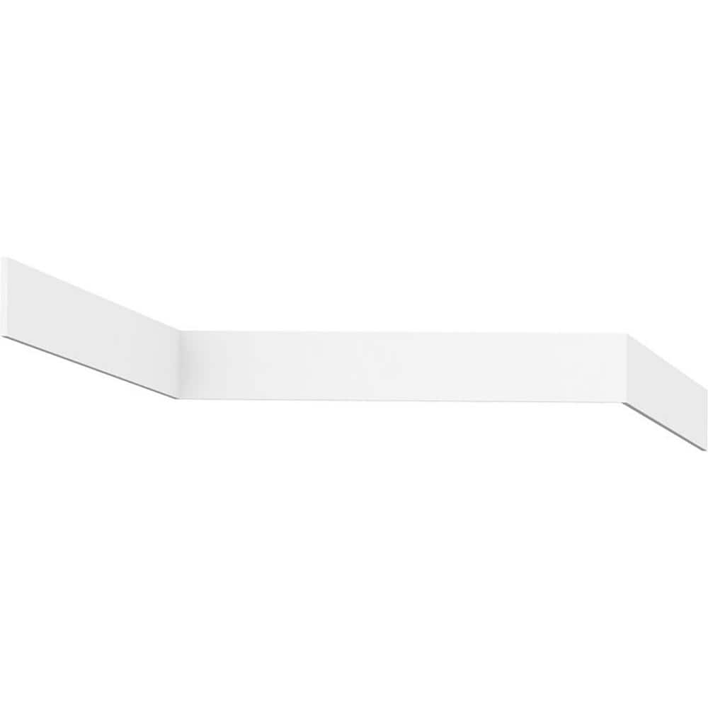 Ekena Millwork 1-1/8 in. x 1/8 in. x 96 in. Lattice Moulding, PVC (6-Pack)