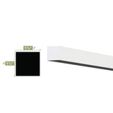 Ekena Millwork 1-1/4 in. x 1-1/4 in. x 96 in. Square Moulding, PVC (12-Pack)