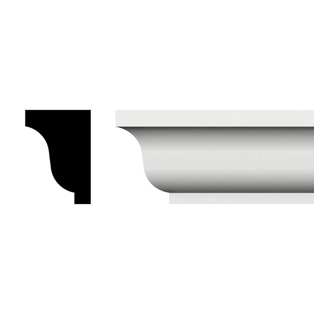 Ekena Millwork 2-7/8 in. x 2 in.P x 96 in. Moulding, PVC (6-Pack)