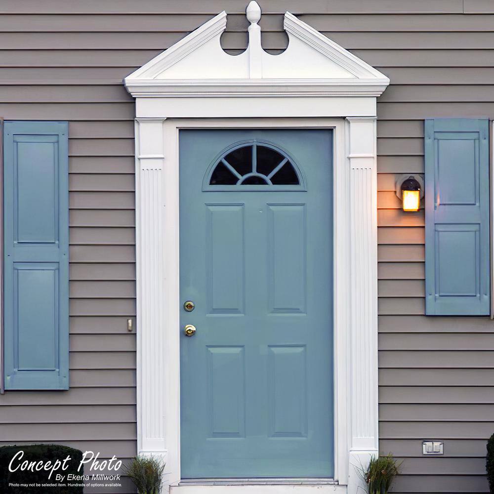 Ekena Millwork 61 in. x 7/8 in. x 20 in. Peaked Urn Pediment
