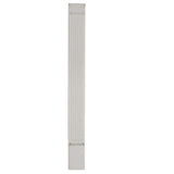 Ekena Millwork 8 in. x 2-3/4 in. x 100 in. Primed Polyurethane Fluted Pilaster Moulding
