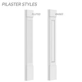 Ekena Millwork Benson 1-7/8 in. x 17-5/8 in. x 94-1/2 in. Polyurethane Fluted Pilaster