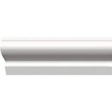 Ekena Millwork 1-1/8 in. x 3/4 in. x 96 in. Base Moulding, PVC (20-Pack)