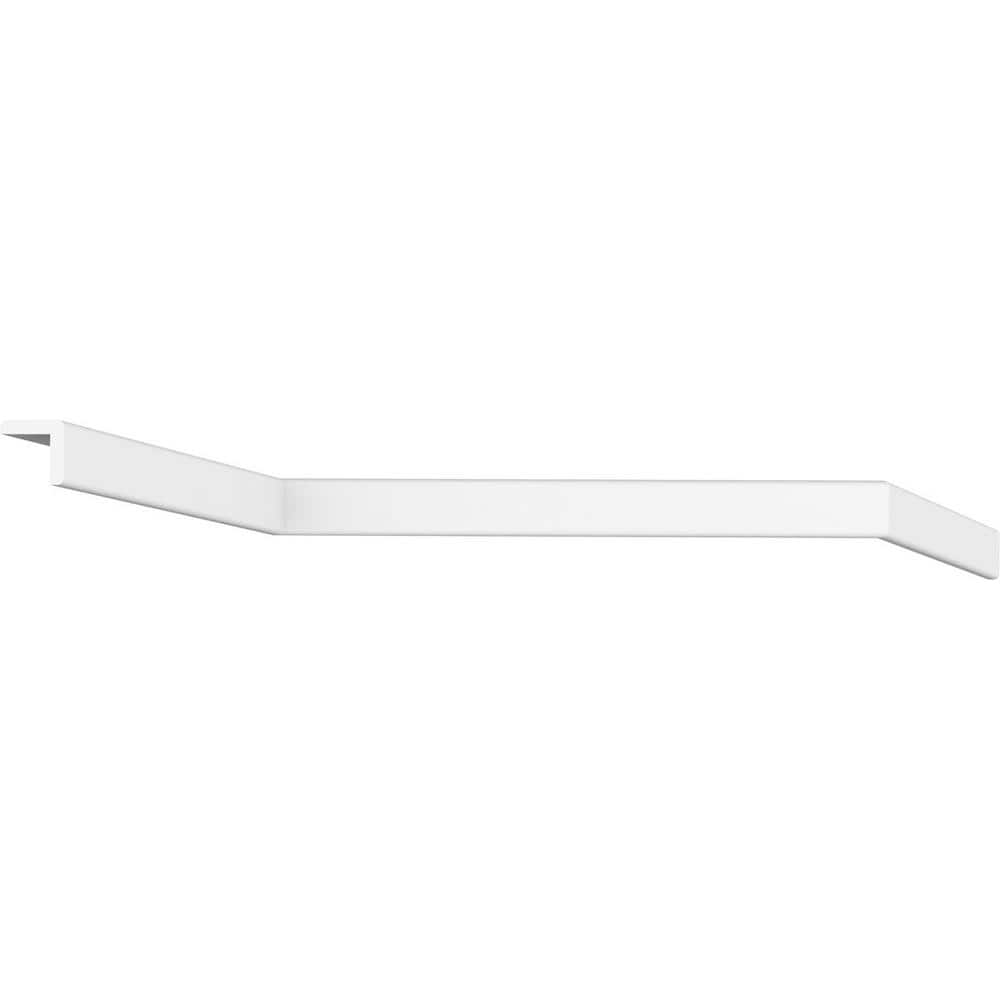Ekena Millwork 1-1/8 in. x 1-1/8 in. x 96 in. Outside Corner Moulding, PVC (12-Pack)