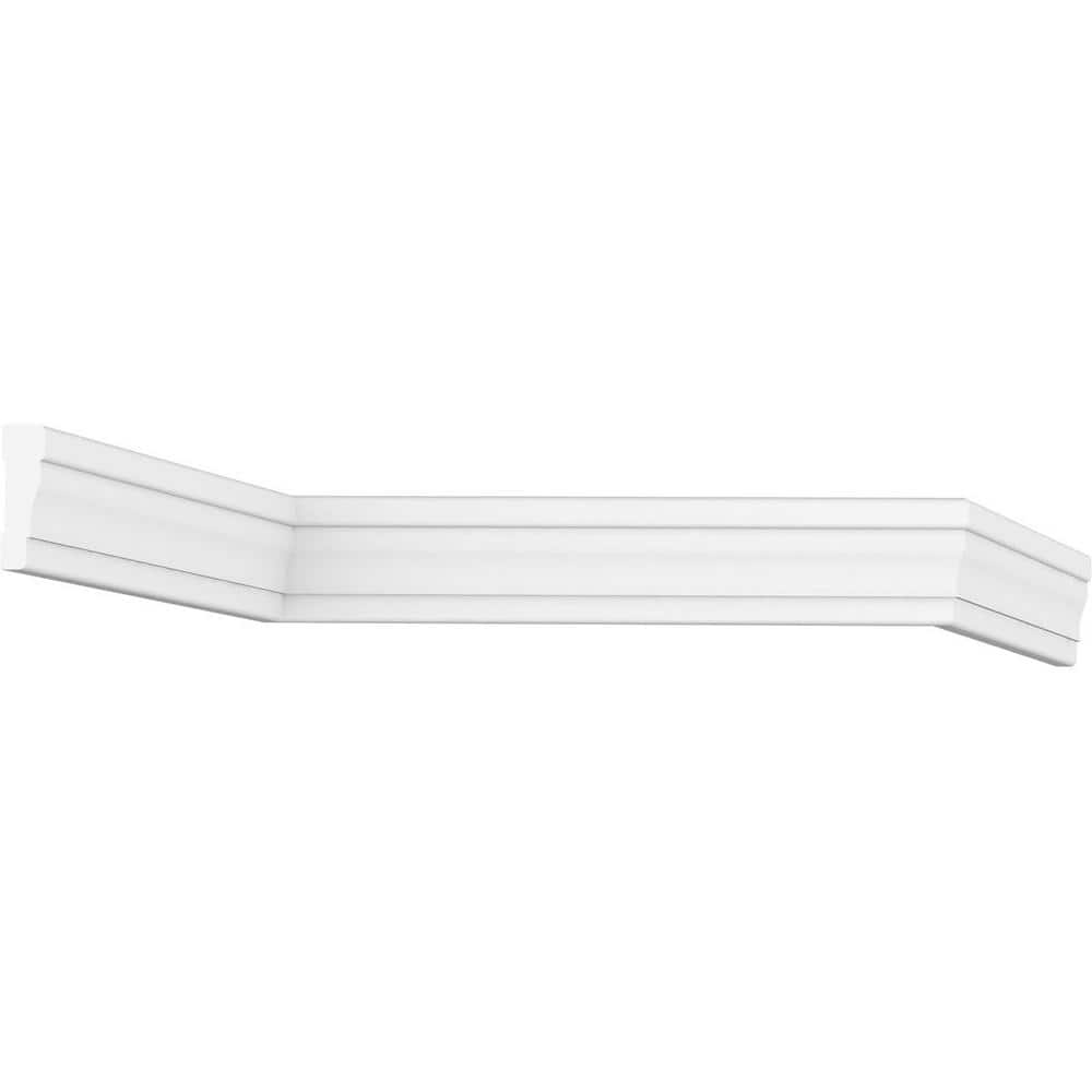 Ekena Millwork 2-1/4 in. x 3/4 in. x 96 in. Colonial Casing Moulding, PVC (8-Pack)