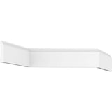 Ekena Millwork 3-1/4 in. x 1/2 in. x 96 in. Base Moulding, PVC (12-Pack)