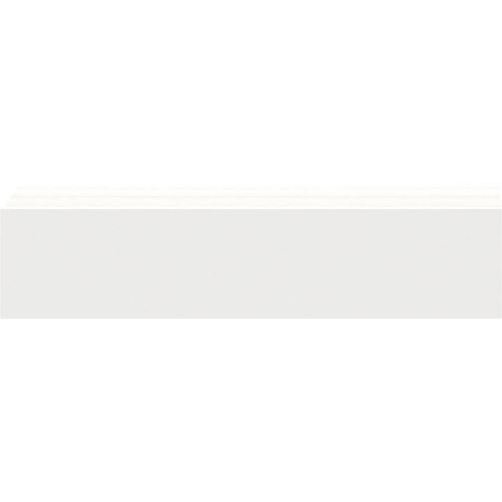 Ekena Millwork 3-1/4 in. x 1/2 in. x 96 in. Base Moulding, PVC (12-Pack)