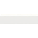Ekena Millwork 3-1/4 in. x 1/2 in. x 96 in. Base Moulding, PVC (12-Pack)