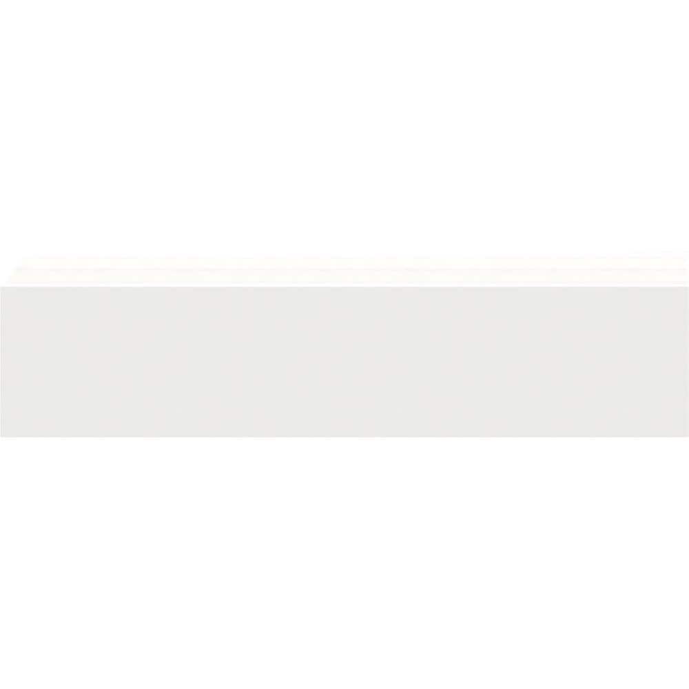 Ekena Millwork 3-1/4 in. x 1/2 in. x 96 in. Base Moulding, PVC (6-Pack)