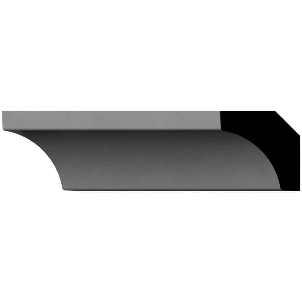 Ekena Millwork Finley 0.625 in. D x 1 in. W x 96 in. L Polyurethane Crown Moulding