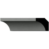 Ekena Millwork Finley 0.625 in. D x 1 in. W x 96 in. L Polyurethane Crown Moulding