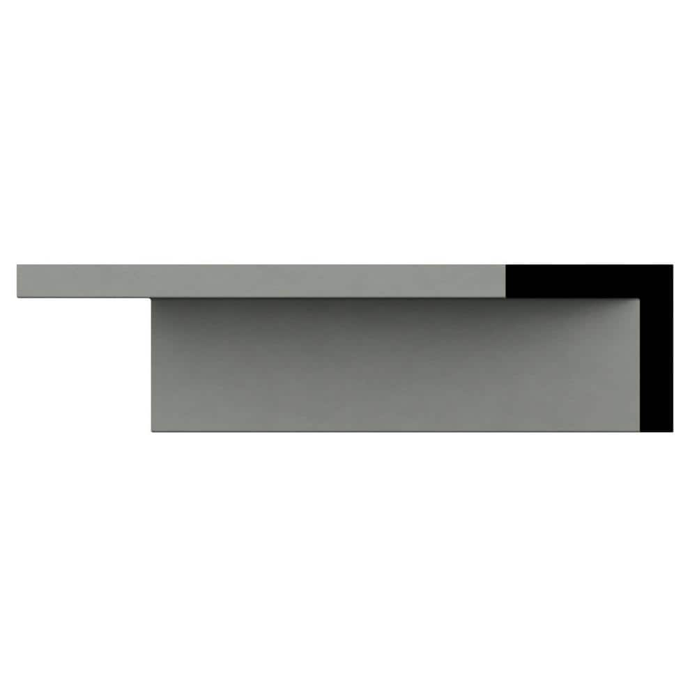 Ekena Millwork Savannah 1 in. D x 1.375 in. W x 94.5 in. L Polyurethane Crown Moulding