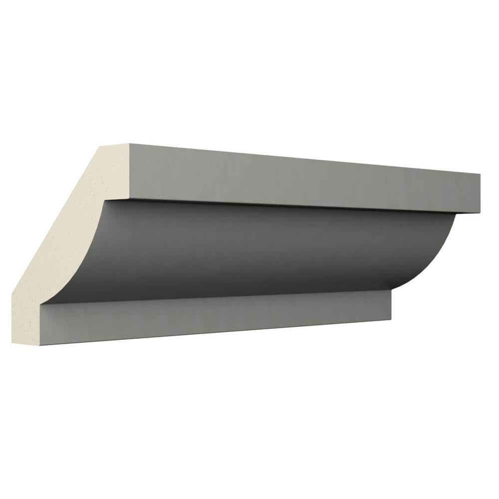 Ekena Millwork Skylar 0.75 in. D x 1.125 in. W x 96 in. L Polyurethane Crown Moulding