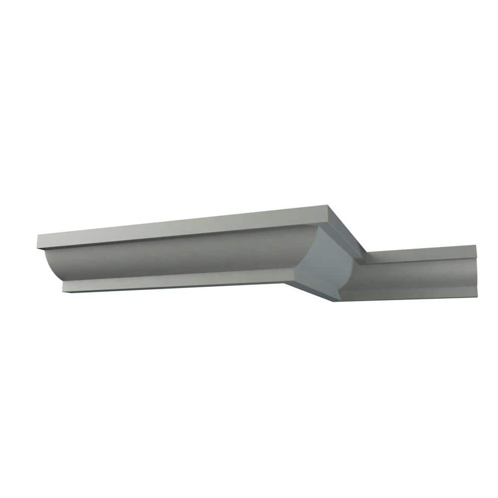 Ekena Millwork Skylar 0.75 in. D x 1.125 in. W x 96 in. L Polyurethane Crown Moulding