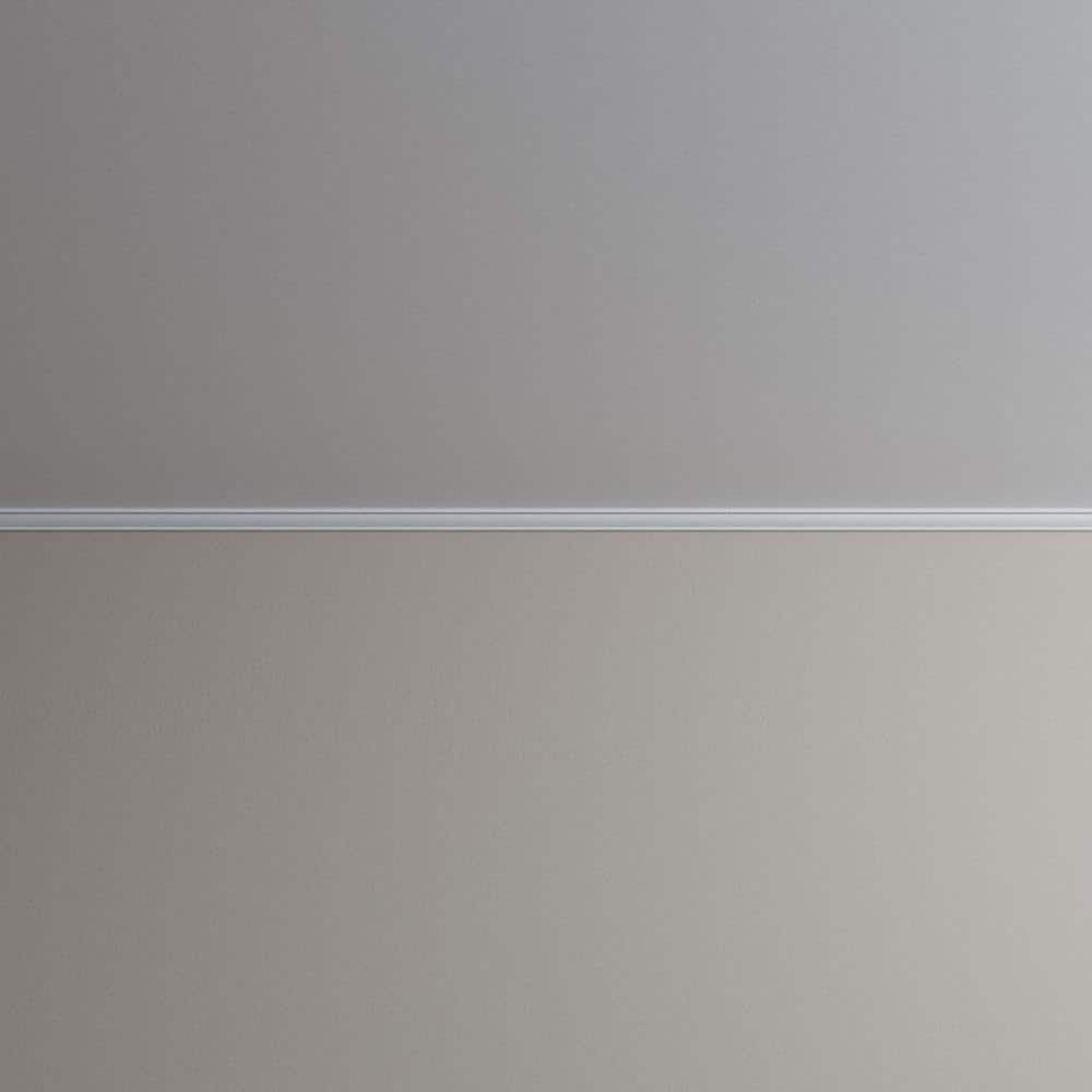 Ekena Millwork Skylar 0.75 in. D x 1.125 in. W x 96 in. L Polyurethane Crown Moulding