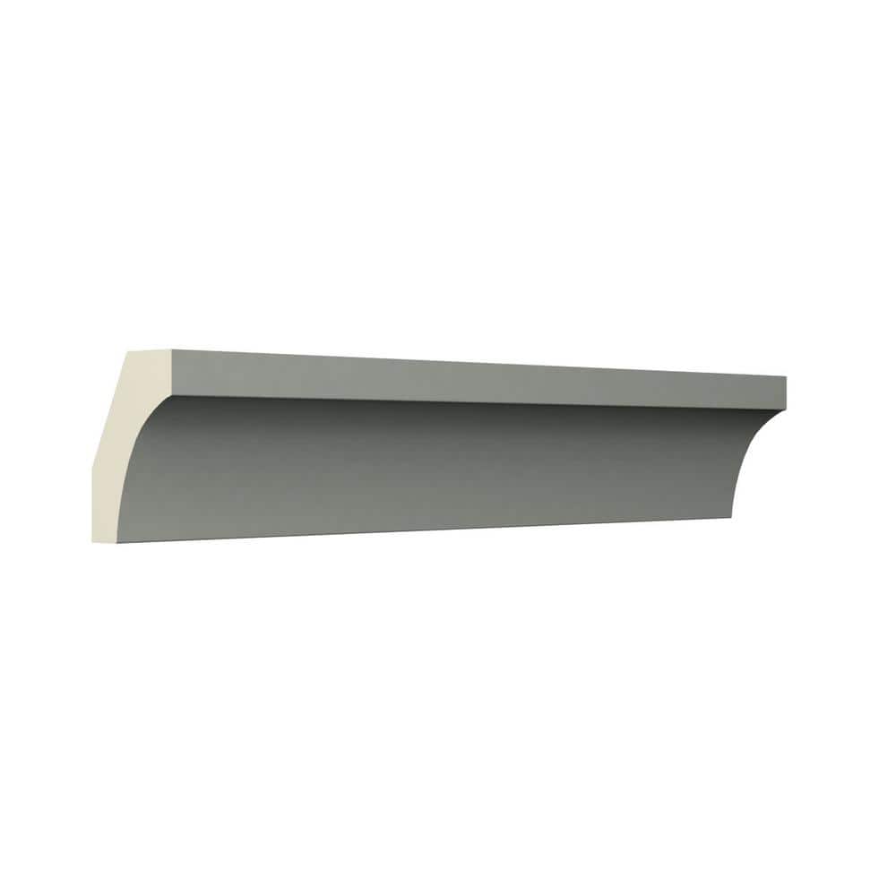 Ekena Millwork Ryan 1.625 in. D x 2 in. W x 94.5 in. L Polyurethane Crown Moulding