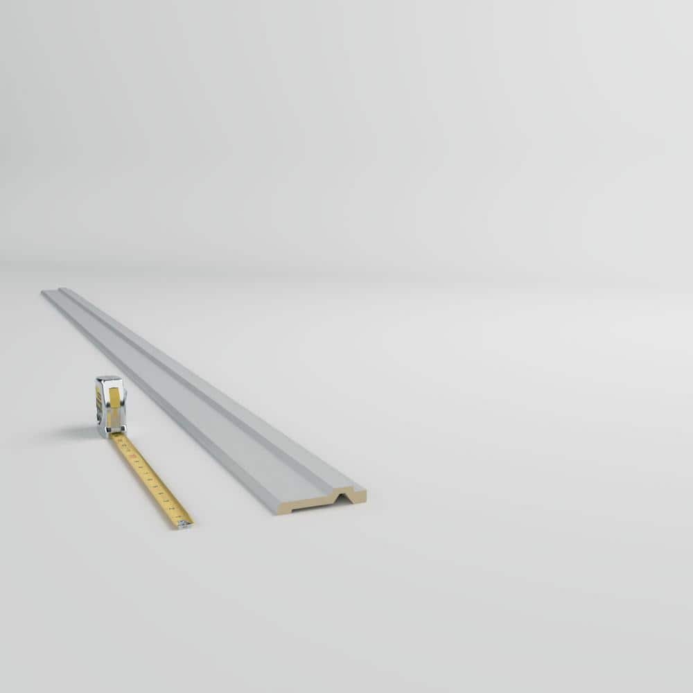Ekena Millwork Bailey 4 in. D x 4 in. W x 96 in. L Polyurethane Crown Moulding