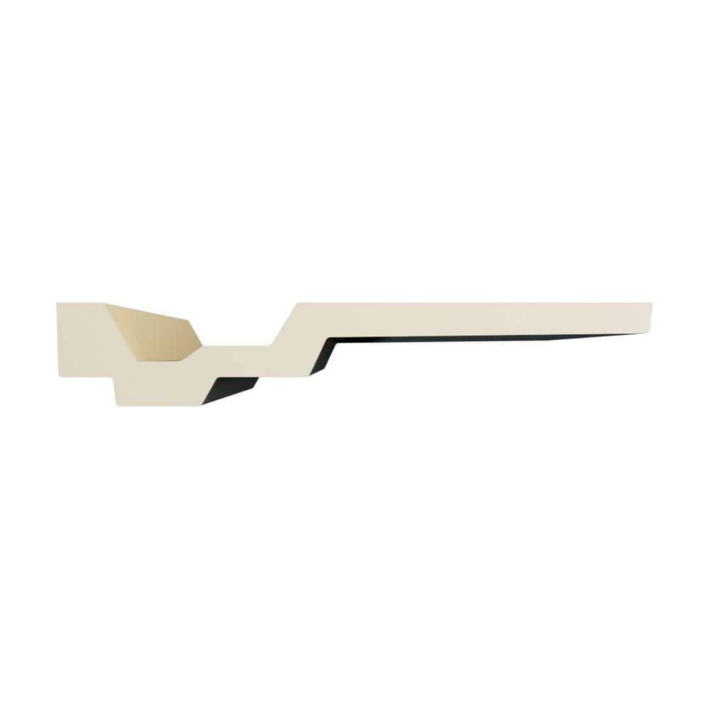 Ekena Millwork Kirizma 6.5 in. D x 6.5 in. W x 96 in. L Polyurethane Crown Moulding