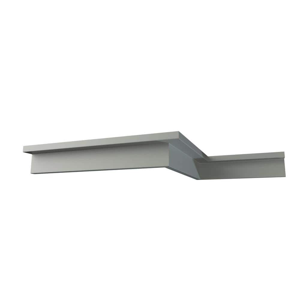 Ekena Millwork Sasha 1.125 in. D x 2 in. W x 94.5 in. L Polyurethane Crown Moulding