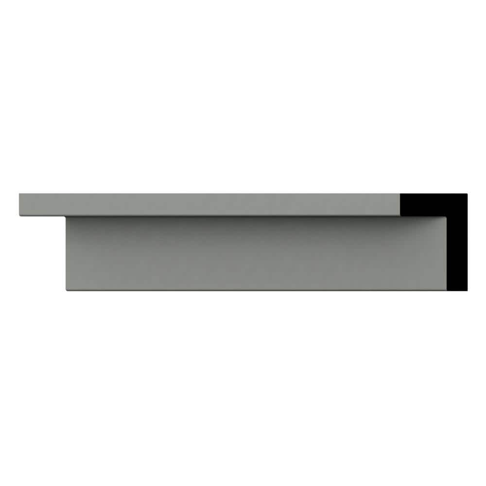 Ekena Millwork Sasha 1.125 in. D x 2 in. W x 94.5 in. L Polyurethane Crown Moulding