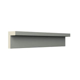 Ekena Millwork Sasha 1.125 in. D x 2 in. W x 94.5 in. L Polyurethane Crown Moulding