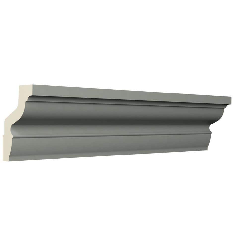 Ekena Millwork Sage 1.125 in. D x 2 in. W x 96 in. L Polyurethane Crown Moulding