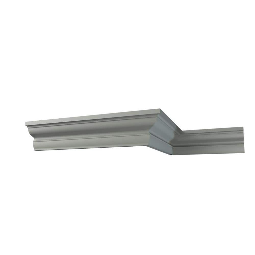 Ekena Millwork Sage 1.125 in. D x 2 in. W x 96 in. L Polyurethane Crown Moulding