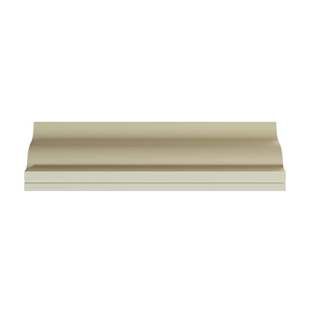 Ekena Millwork Bryan 2.375 in. D x 3.375 in. W x 96 in. L Polyurethane Crown Moulding