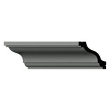 Ekena Millwork Bryan 2.375 in. D x 3.375 in. W x 96 in. L Polyurethane Crown Moulding