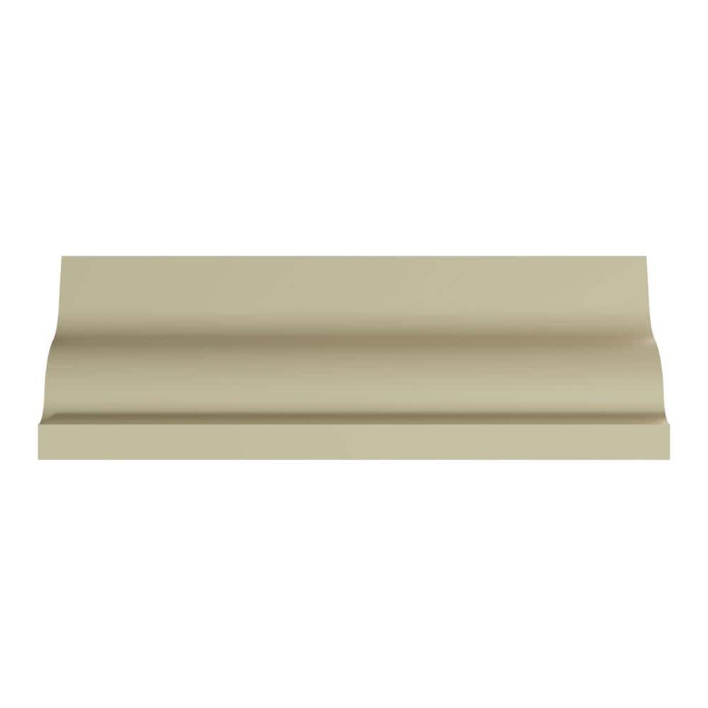 Ekena Millwork Cecilia 2 in. D x 3 in. W x 96 in. L Polyurethane Crown Moulding