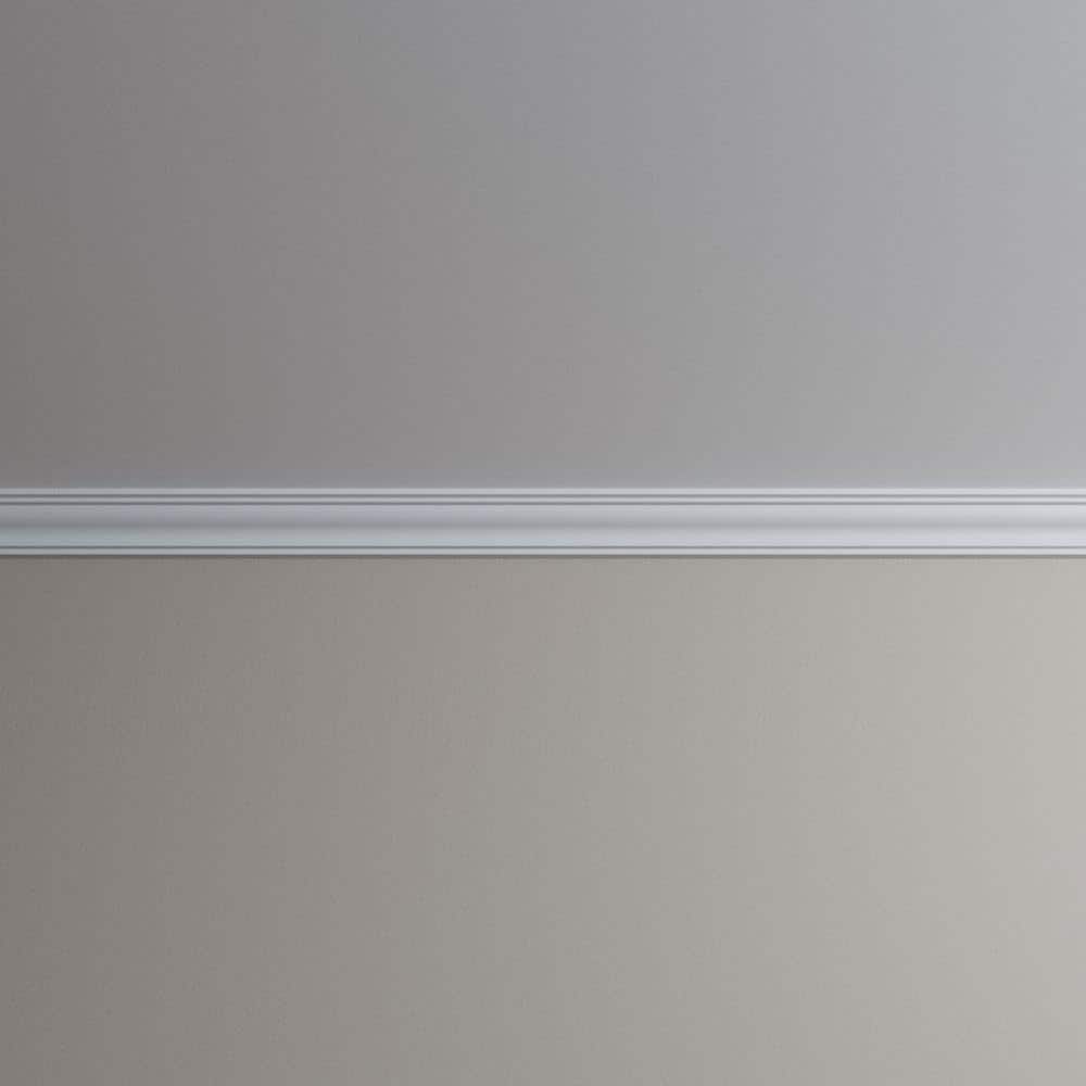 Ekena Millwork Cecilia 2 in. D x 3 in. W x 96 in. L Polyurethane Crown Moulding