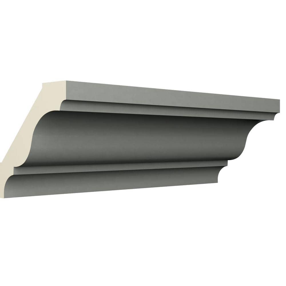 Ekena Millwork Nico 2 in. D x 2.75 in. W x 96 in. L Polyurethane Crown Moulding