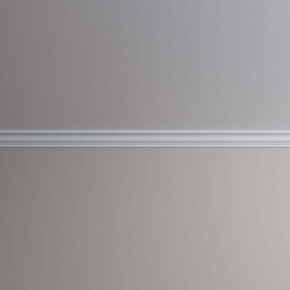 Ekena Millwork Nico 2 in. D x 2.75 in. W x 96 in. L Polyurethane Crown Moulding