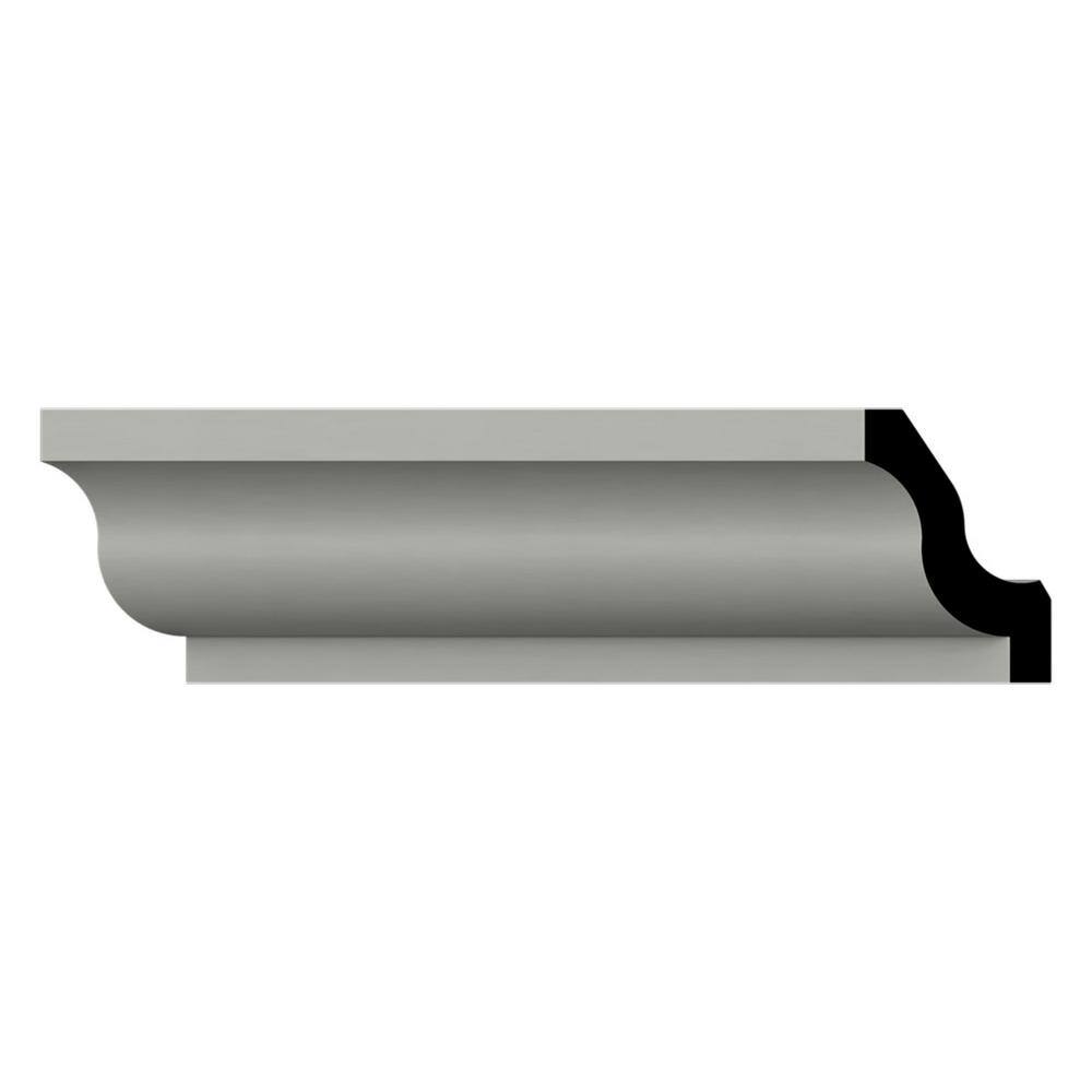 Ekena Millwork Nora 1.625 in. D x 2.875 in. W x 96 in. L Polyurethane Crown Moulding