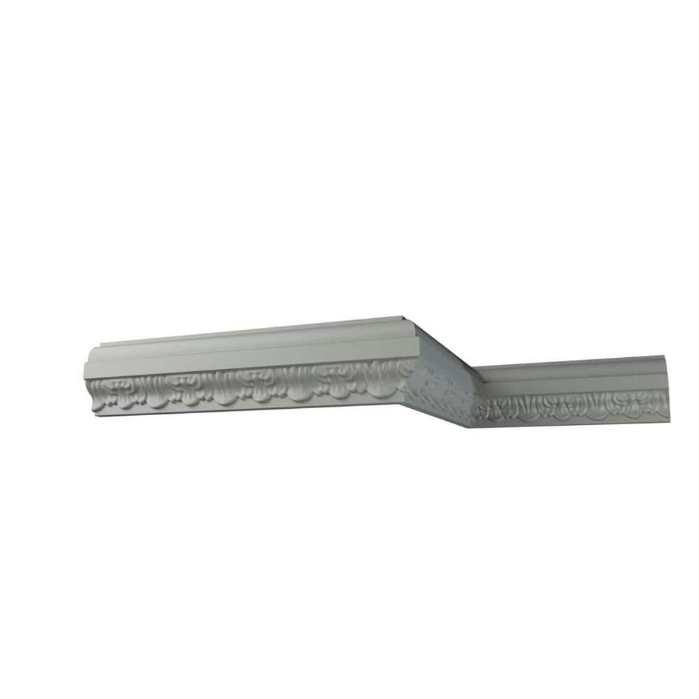 Ekena Millwork Oliver 1.625 in. D x 2.5 in. W x 94.5 in. L Polyurethane Crown Moulding