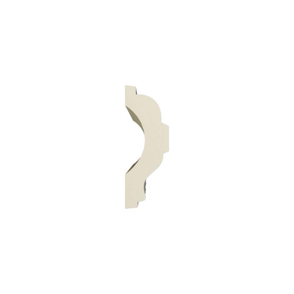 Ekena Millwork Oliver 1.625 in. D x 2.5 in. W x 94.5 in. L Polyurethane Crown Moulding