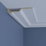 Ekena Millwork Anita 8.5 in. D x 8.5 in. W x 96 in. L Polyurethane Crown Moulding