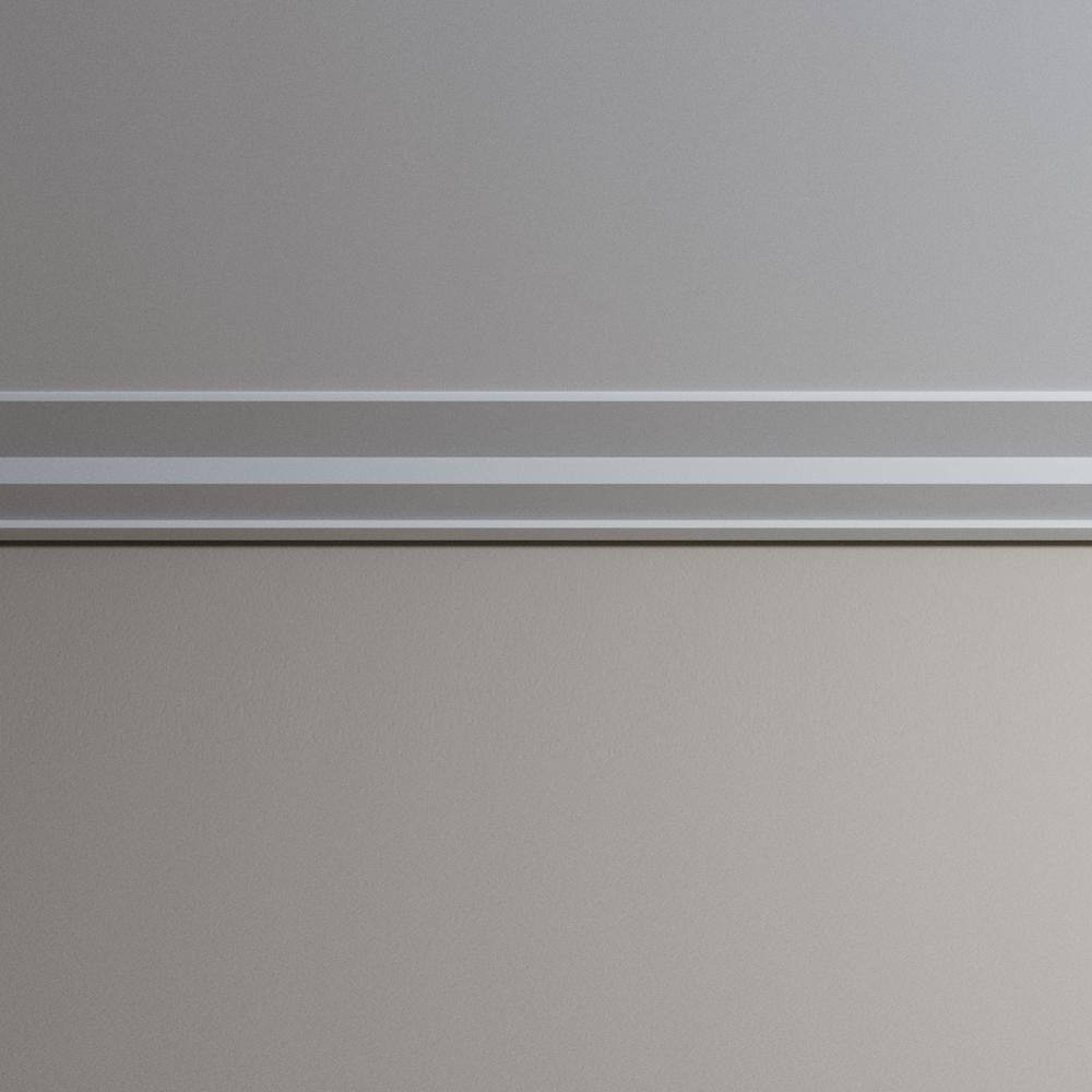Ekena Millwork Anita 8.5 in. D x 8.5 in. W x 96 in. L Polyurethane Crown Moulding