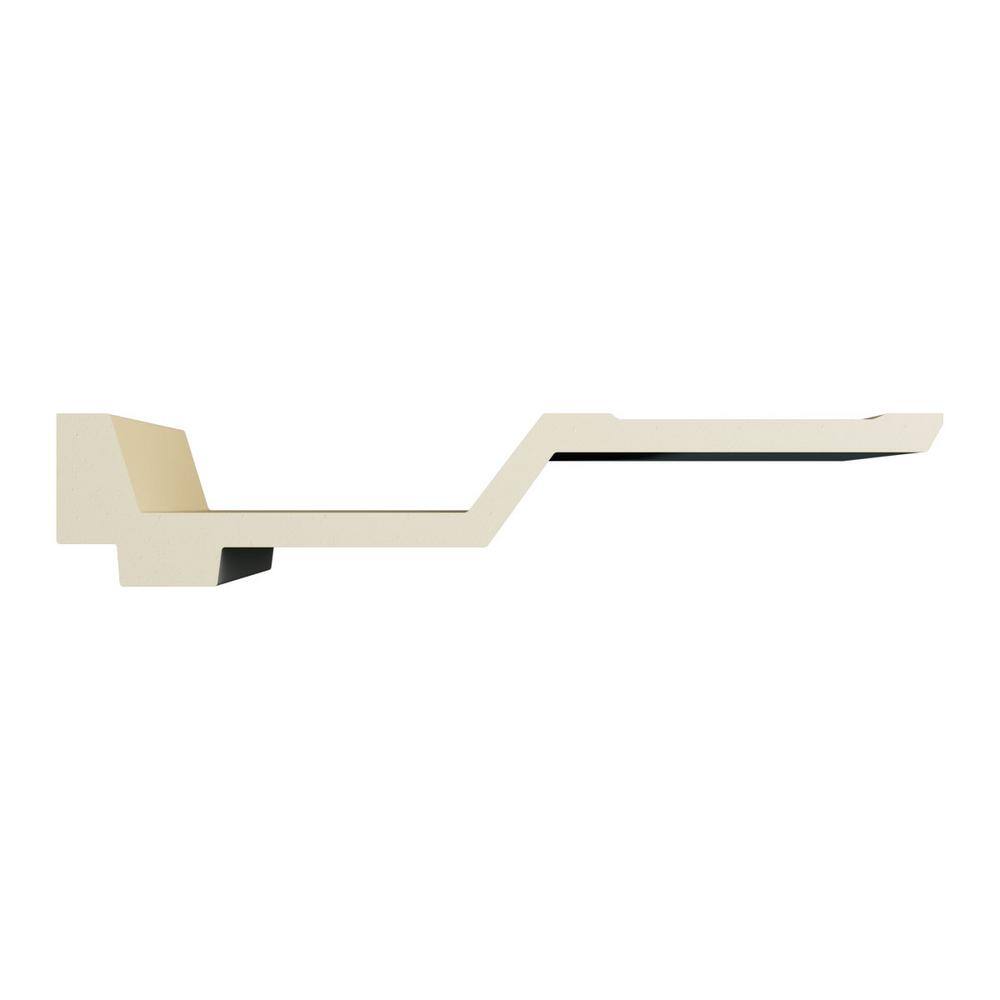 Ekena Millwork Anita 8.5 in. D x 8.5 in. W x 96 in. L Polyurethane Crown Moulding