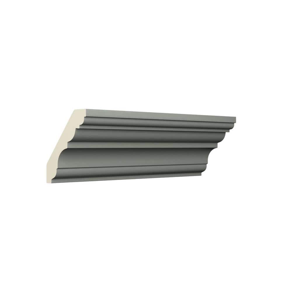 Ekena Millwork Anthony 2.25 in. D x 3.5 in. W x 96 in. L Polyurethane Crown Moulding