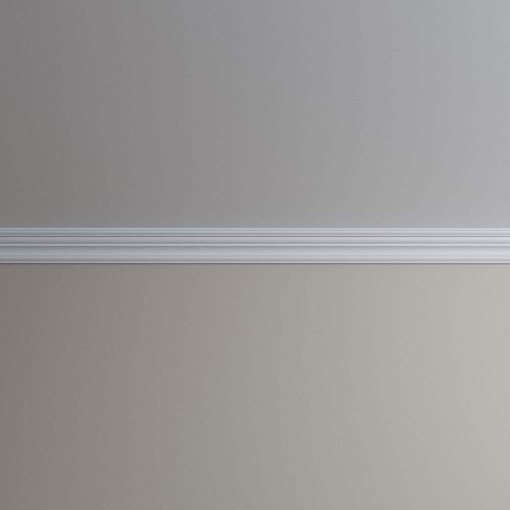 Ekena Millwork Anthony 2.25 in. D x 3.5 in. W x 96 in. L Polyurethane Crown Moulding