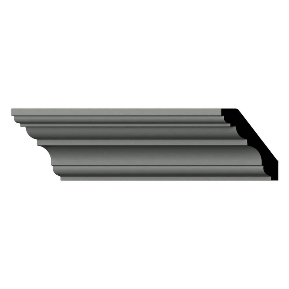 Ekena Millwork Anthony 2.25 in. D x 3.5 in. W x 96 in. L Polyurethane Crown Moulding