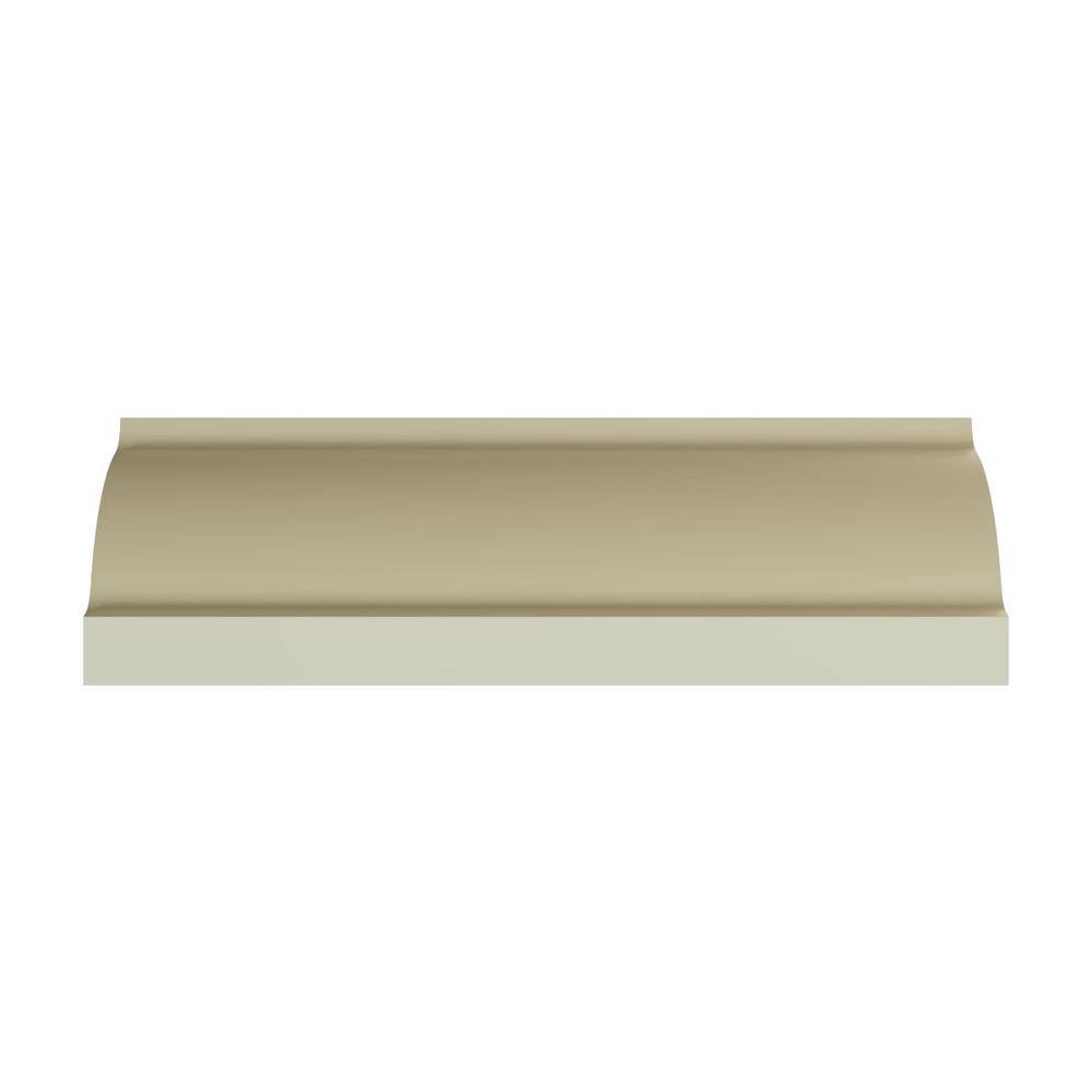 Ekena Millwork Carollton 2.75 in. D x 3.875 in. W x 94.5 in. L Polyurethane Crown Moulding