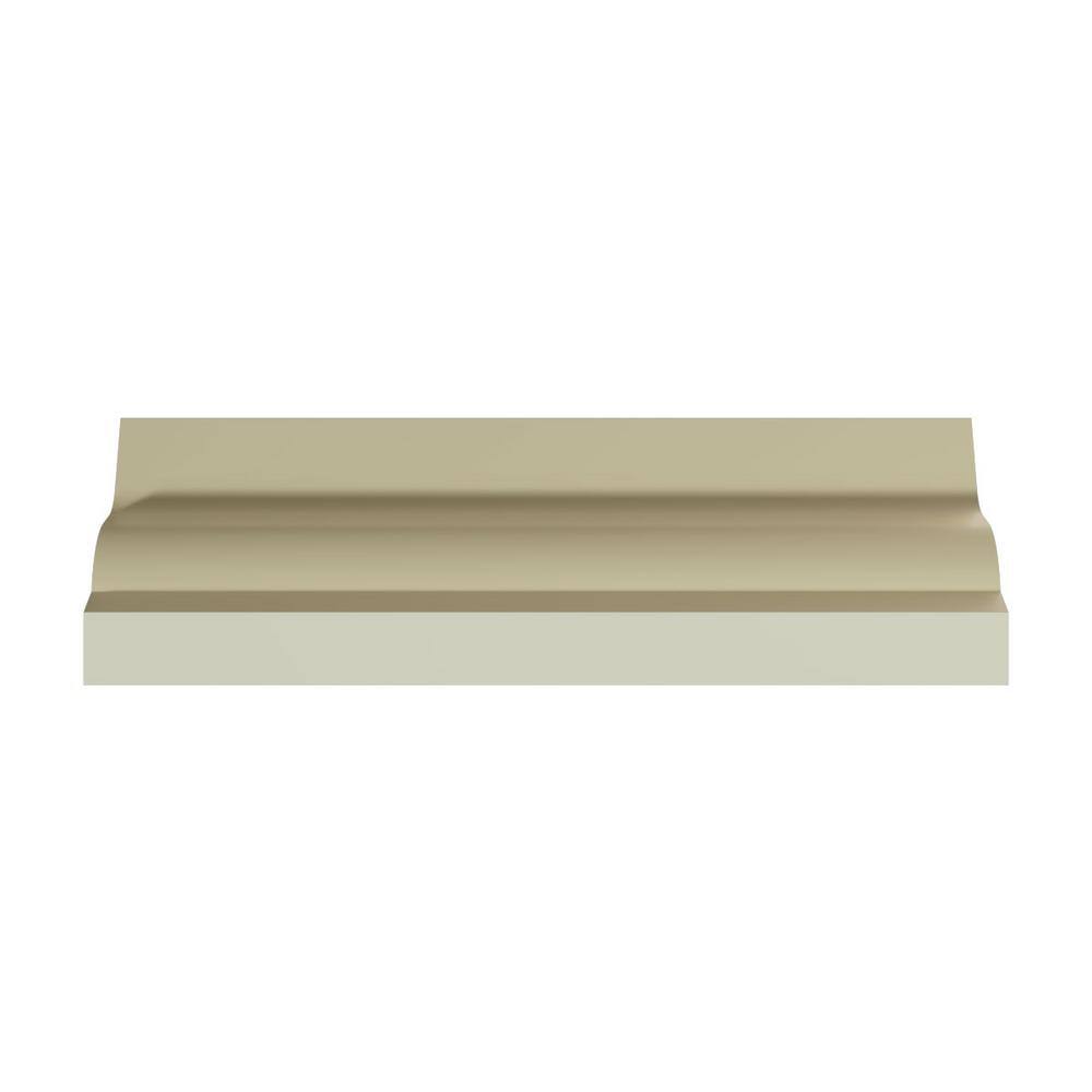 Ekena Millwork Harlington 3.125 in. D x 4.5 in. W x 96 in. L Polyurethane Crown Moulding