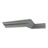 Ekena Millwork Harlington 3.125 in. D x 4.5 in. W x 96 in. L Polyurethane Crown Moulding
