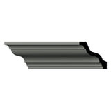 Ekena Millwork Harlington 3.125 in. D x 4.5 in. W x 96 in. L Polyurethane Crown Moulding