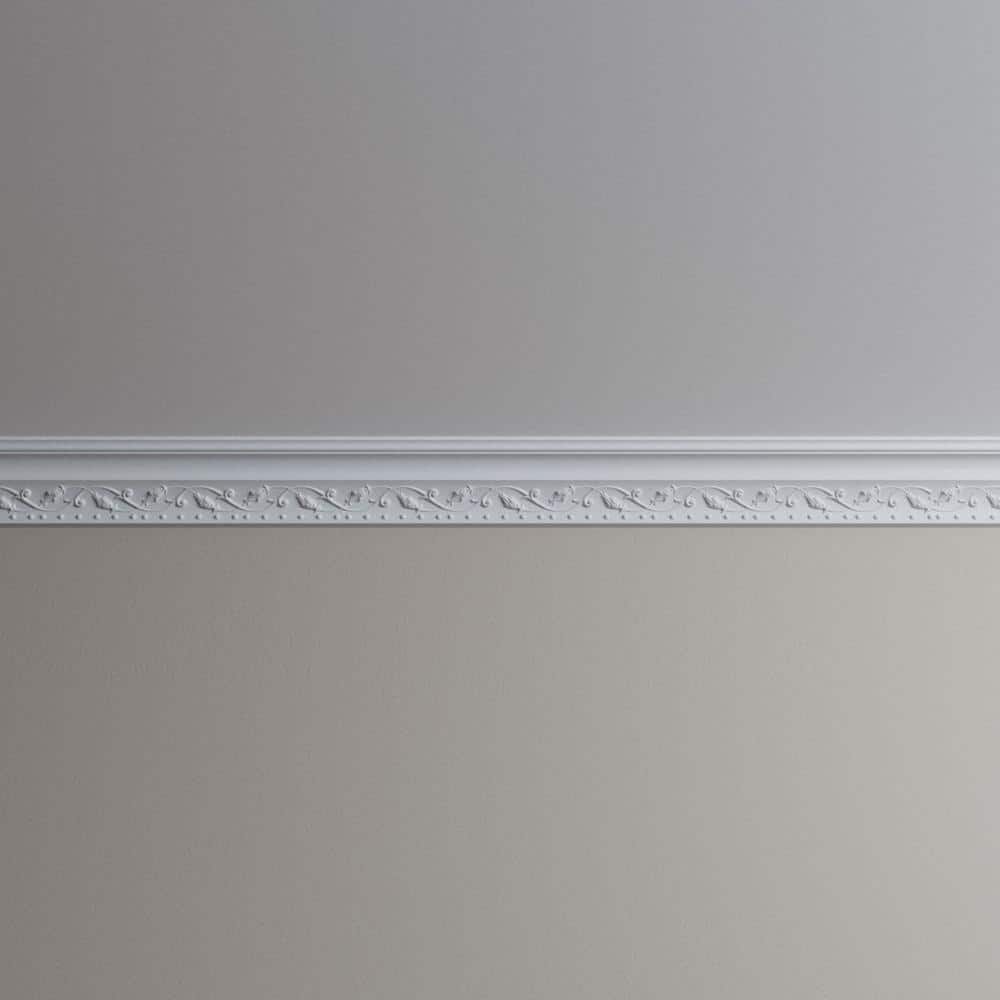 Ekena Millwork Killeen 3 in. D x 4.25 in. W x 96 in. L Polyurethane Crown Moulding