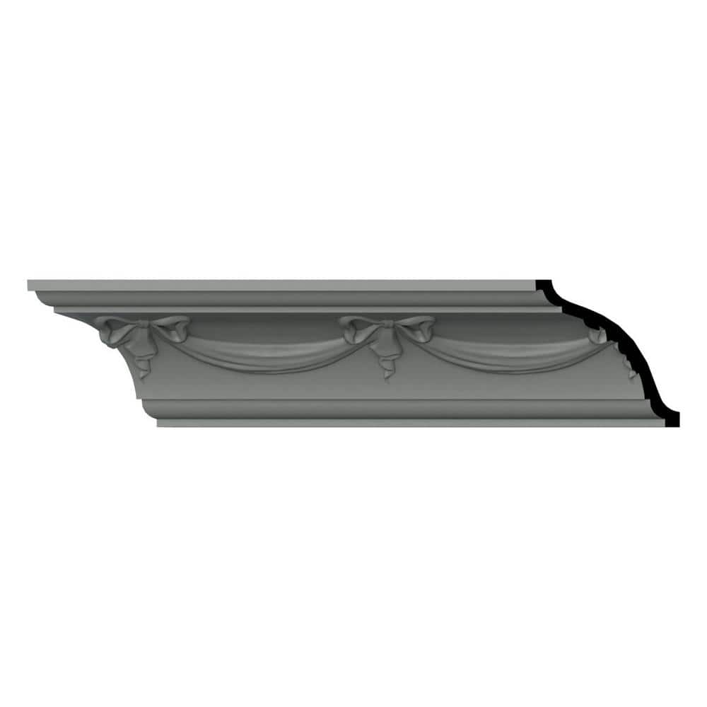 Ekena Millwork Nevada 2.75 in. D x 4 in. W x 96 in. L Polyurethane Crown Moulding